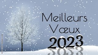 300  MEILLEURS VOEUX 2023  Jolie carte de vœux à partager [upl. by Sybil212]