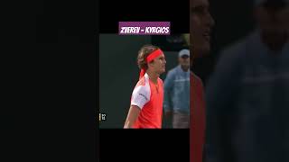 Zverev  Kyrgios Crazy Point [upl. by Halyhs]