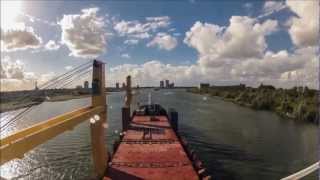 Time Lapse Port of Rotterdam mv Samba [upl. by Yengac]