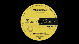 Conquistador – Procol Harum Original Stereo [upl. by Ardnovahs293]