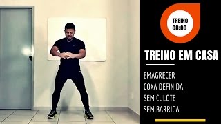 8 Exercícios para DEFINIR sua coxa rápido  ELIMINAR culote e levantar bumbum EM 8 MINUTOS [upl. by Ahsienaj798]