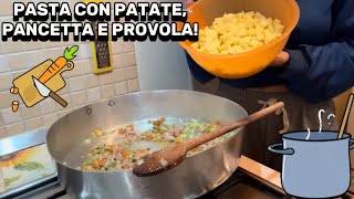 PASTA CON PATATE PROVOLA E PANCETTA AL FORNO 👩🏻‍🍳😋 [upl. by Pennington793]