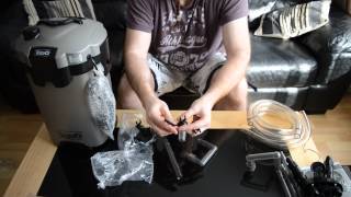 Tetratec EX 1200 canister filter Unboxing a look at the supplied kit [upl. by Sacrod]