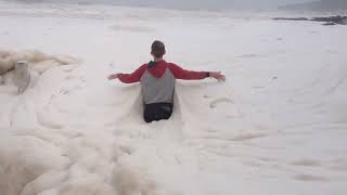 Pambula Beach foam storm [upl. by Niffirg]