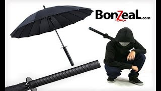 Samurai Sword Umbrella By BonZeaLcom [upl. by Yrocej]