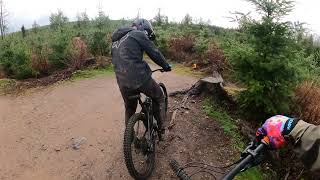 Rocking the Hardtail on Cedar Dust Blue line [upl. by Nosduh]