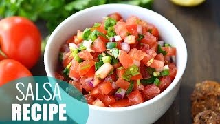 How to Make Salsa  Easy Homemade Salsa Recipe [upl. by Yardley]