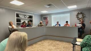 Ridgely Tennessee called City Council meeting 7302024 [upl. by Aroz66]