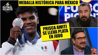 HISTÓRICO Prisca Awiti consigue MEDALLA DE PLATA en JUDO para MÉXICO en Juegos Olímpicos [upl. by Hagerman]