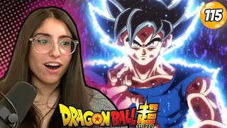 ULTRA INSTINCT AGAIN  DRAGON BALL SUPER Episode 115 REACTION  DBS [upl. by Adyeren]