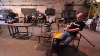 How to Use a Blow Pipe  Glassblowing [upl. by Yeloc]