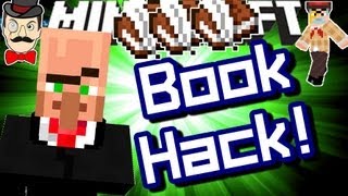 Minecraft INSANE BOOK HACK Cheat [upl. by Horacio408]