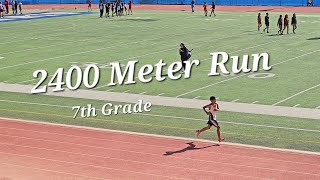 2400 Meter Run Middle School San Elizario Tx [upl. by Kippar]