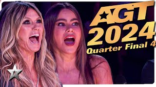 Americas Got Talent 2024 ALL AUDITIONS  Quarter Final 4 [upl. by Pavior]