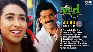 Anari Movie All Songs  Venkatesh amp Karisma Kapoor  Bollywood 1993 Old Movie Songs  Audio Jukebox [upl. by Imorej]