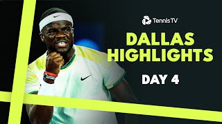 Tiafoe Faces Michelsen Koepfer amp Hijikata Clash  Dallas 2024 Highlights Day 4 [upl. by Arley902]