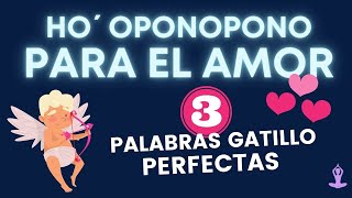 HOOPONOPONO para el AMOR 💗 Oración con las 3 palabras gatillos perfectas para atraer AMOR a tu vida [upl. by Irrej]