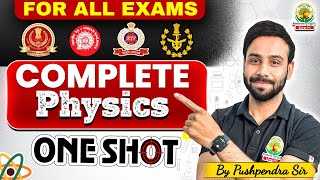 🔴Complete Physics For Railway SSC CGL CHSL 2024  Pushpendra Sir  Rankers Gurukul oneshot [upl. by Aleacem414]