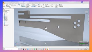 From Model to DXF for LASER CUTTING in Autodesk Inventor [upl. by Eoin]