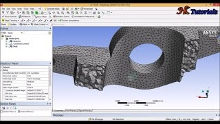 4 Ansys tetrahedron meshing method [upl. by Arod183]