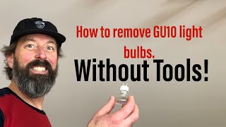 Easily amp quickly removereplace GU10ampGU24 light bulbs WITHOUT TOOLS diy homedecor howto [upl. by Beret]