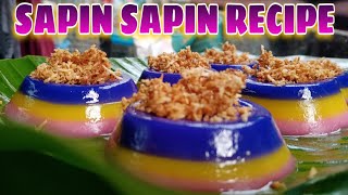 Sapin sapin Recipe  SAPIN SAPIN KAKANIN Pang negosyo RecipeMommy Rheine [upl. by Oskar]