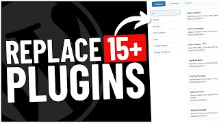 Replace 15 WordPress Plugins With WP Extended [upl. by Rachael]