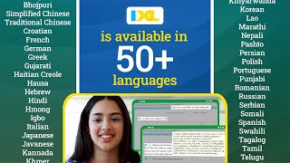 IXL is available in 50 languages [upl. by Ahtiekal]