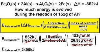 Chemistry  Thermochemistry 14 of 37 Heat Released Evolved in a Reaction 1 [upl. by Arodoeht]