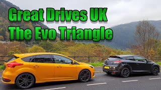 Great Drives UK  The Evo Triangle [upl. by Leihcar157]