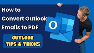 How to convert Outlook emails to PDF  تبدیل ایمیل اوت لوک به پی دی اف [upl. by Xuaeb]