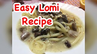 Easy Lomi Recipe [upl. by Kier]