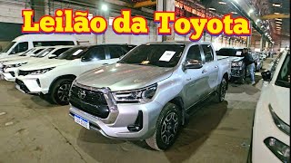 LEILÃO da TOYOTA [upl. by Anneres]