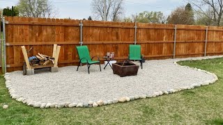 DIY Pea Gravel Patio [upl. by Flavio]