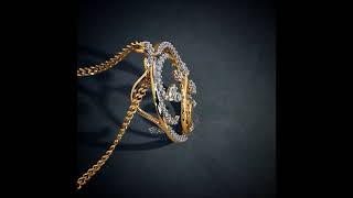 Diamond Pendant In 18Kt Yellow Gold [upl. by Ydnyc]