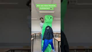 ✨How To AliEn Kostüm 👽 Fragenduell Special Shorts [upl. by Akemehs]