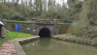 Blisworth Canal Tunnel on the Grand Union Canal [upl. by Nels821]