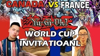 Canada vs France YuGiOh World Cup Invitational 2018 Round 1 [upl. by Akinwahs291]