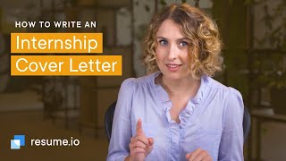 How to write an Internship cover letter [upl. by Egdirdle]