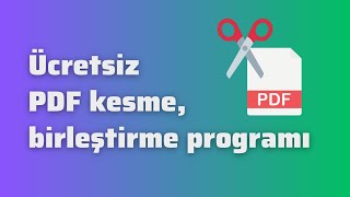 PDFSam  Ücretsiz PDF kesme birleştirme programı [upl. by Nylirac]