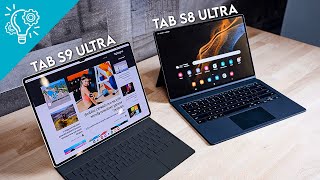 Samsung Galaxy Tab S9 Ultra vs Tab S8 Ultra  Whats The Difference [upl. by Kcirdled36]