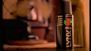 Lynx Africa full 60 second advert  Broadcast 26th September 1995 ITV UK [upl. by Aniroz]