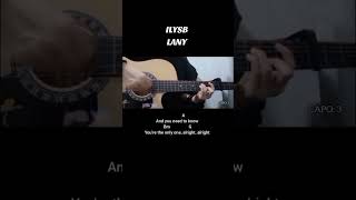 ILYSB  LANY Guitar Chords Tutorial [upl. by Nilac]