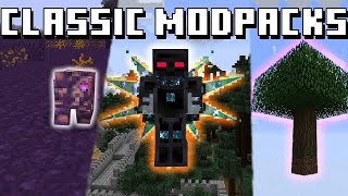 Top 5 CLASSIC Minecraft Modpacks [upl. by Goodkin]