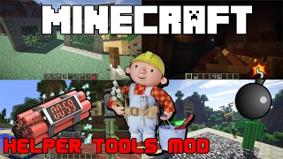 Minecraft Mod รีวิว  Mod ขี้โกงที่สุดในโลก  Helper Tools mod 1102 [upl. by Eisenberg]