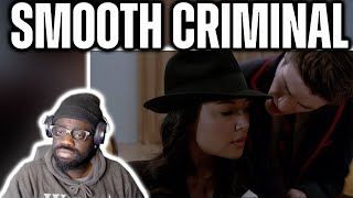 Im Sensing Something GLEE  Smooth Criminal Full Performance Reaction [upl. by Nepean569]