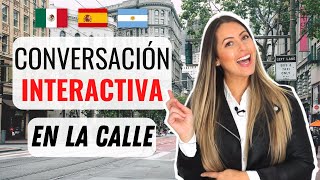 Interactive SPANISH CONVERSATION Practice to Improve your Speaking Skills  Conversación en español [upl. by Richers]