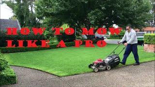 How To Mow A Lawn Like A Pro  Lawn Mowing Tips For A Great Looking Lawn  Lawn Care Tips [upl. by Anirrehs305]