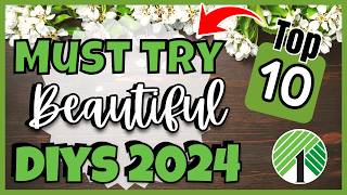 TOP 10 DIYS TO TRY IN 2024  BEST DOLLAR TREE DIY Hacks  Original Craft Ideas TO Make amp Sell [upl. by Eran]