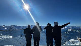 Trip to Oberstdorf Germany in the Bavarian Alps and cable car ride to the Nebelhorn summit [upl. by Aicilyhp425]